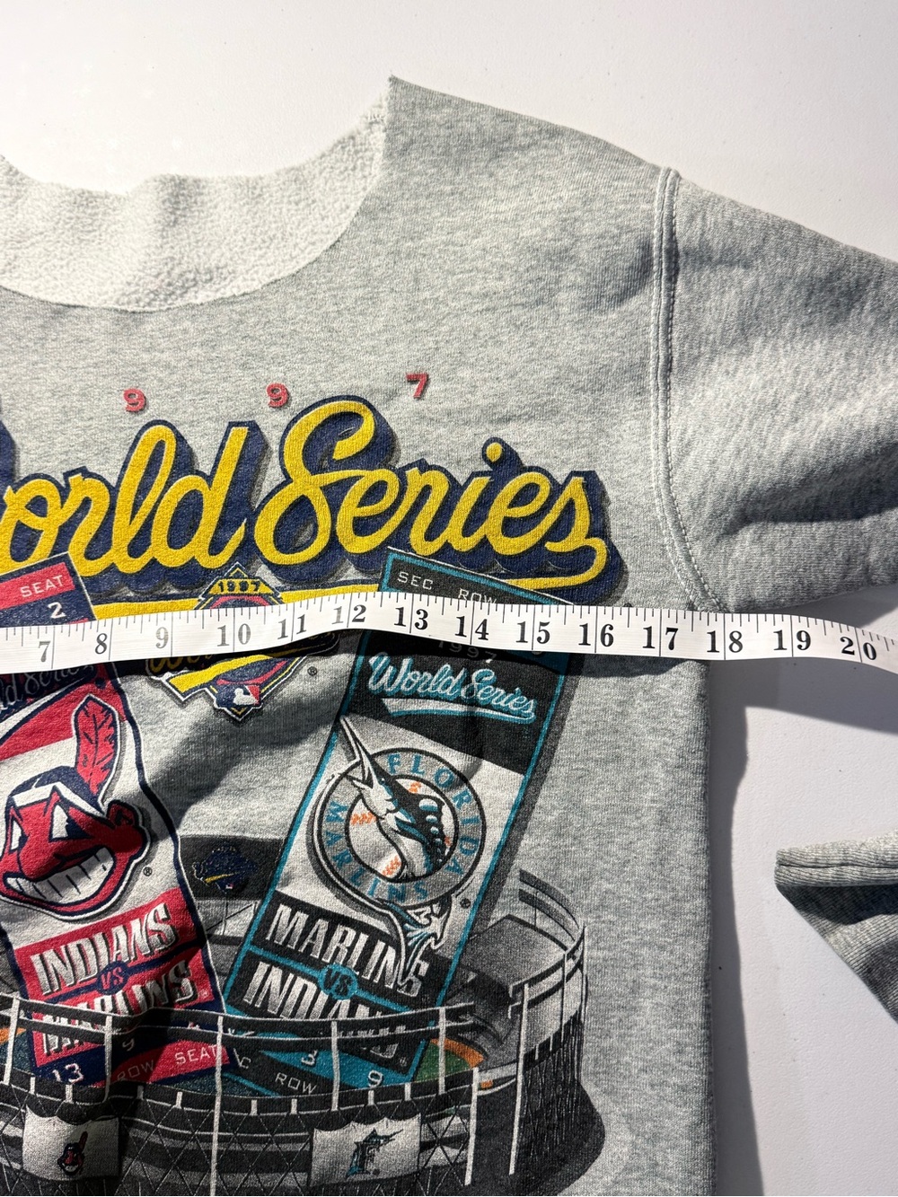 World Series Graphic Sweatshirt - Gray vintage - Picture 5 of 6